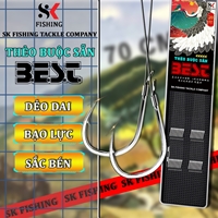 Thẻo Câu Đài BEST Thương Hiệu SK FISHING Buộc Sẵn Cao Cấp - Hộp 20 Bộ